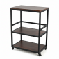 Kệ bếp di động 64x40x89cm mặt gỗ cao su KB68074