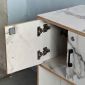 Tủ để đồ 55x40x100cm gỗ plywood vân giả đá KTB68233