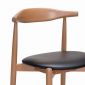 Ghế Elbow nệm bọc da Si gỗ Ash GSK043