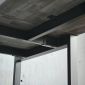 Bàn góc L có hộp điện 150x150cm gỗ tràm hệ Rectang HBRT120