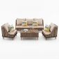 Combo bộ bàn ghế sofa KBH gỗ Ash CBSF68062