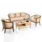Combo bàn ghế sofa Harvey gỗ Ash CBSF68060