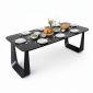 Chân sắt lắp ráp cho bàn ăn 200x80cm sơn tĩnh điện CHB68082