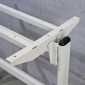 Chân bàn đào tạo gấp gọn Ticot 80x42cm sơn tĩnh điện HCMS009