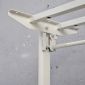 Chân bàn đào tạo gấp gọn Ticot 80x42cm sơn tĩnh điện HCMS009