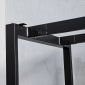 Chân sắt lắp ráp cho bàn góc L 150x150cm hệ Rectang HCRT045