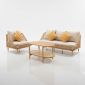 Combo bàn ghế sofa gỗ Ash CBSF68058