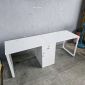 Bàn cụm 2 người có tủ 200x60cm gỗ cao su HBRT121