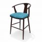 Ghế bar Trung Hoa bọc vải gỗ Ash GBSK030