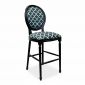 Ghế bar Louis nệm bọc vải gỗ cao su GBSK029
