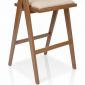Ghế bar V-Leg bọc vải gỗ Ash GBSK032