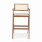 Ghế bar V-Leg bọc vải gỗ Ash GBSK032