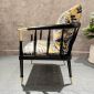 Ghế sofa đơn Caracole Beauty bọc vải nhung gỗ Ash GSD6832