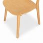 Ghế PLC mặt plywood gỗ cao su GA68041