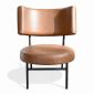 Ghế sofa đơn Sheraton nệm bọc da Si GSD68117