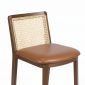 Ghế bar Simonini bọc da Si gỗ Ash GBSK031