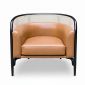 Ghế sofa đơn Targa bọc da Si gỗ Ash GSD68112