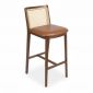 Ghế bar Simonini bọc da Si gỗ Ash GBSK031