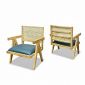 Ghế sofa V-leg nệm bọc da Si gỗ cao su GSD68106