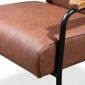 Ghế sofa đơn Nappa lưng cao nệm bọc Si GSD68118