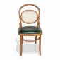 Ghế Thonet 811 lưng lưới mây bọc da Si gỗ Ash GSK040