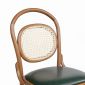 Ghế Thonet 811 lưng lưới mây bọc da Si gỗ Ash GSK040
