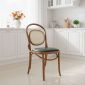 Ghế Thonet 811 lưng lưới mây bọc da Si gỗ Ash GSK040
