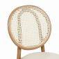Ghế Thonet mặt trăng khung gỗ tần bì Ash lưng lưới GCF212