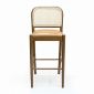Ghế bar Sienna bọc da Si gỗ Ash GBSK033