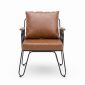 Ghế sofa đơn Fi12 nệm bọc da Si GSD68116