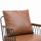 Ghế sofa đơn Fi12 nệm bọc da Si GSD68116