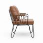 Ghế sofa đơn Fi12 nệm bọc da Si GSD68116