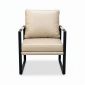 Ghế sofa đơn khung sắt nệm bọc da Si GSD68115