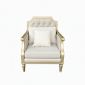 Ghế sofa đơn tân cổ điển gỗ tần bì GSD68113 Ghế sofa đơn tân cổ điển gỗ tần bì GSD68113