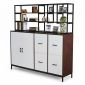 Tủ trang trí 165x40x165cm gỗ cao su KTB68234