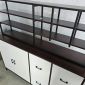 Tủ trang trí 165x40x165cm gỗ cao su KTB68234