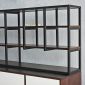 Tủ trang trí 165x40x165cm gỗ cao su KTB68234