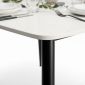 Bàn ăn chữ nhật 160x80cm mặt đá chân CONE BA68218 Bàn ăn chữ nhật 160x80cm mặt đá chân CONE BA68218