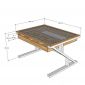 Bàn vẽ Kiến Trúc 130x100cm gỗ cao su chân chữ Z lắp ráp DD68010 Bàn vẽ Kiến Trúc 130x100cm gỗ cao su chân chữ Z lắp ráp DD68010