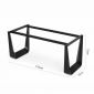 Chân sắt cho mặt bàn 180x80cm sơn tĩnh điện CHB68084