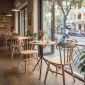 Combo bàn cafe tròn và 2 ghế gỗ CBSF68071 Combo bàn cafe tròn và 2 ghế gỗ CBSF68071