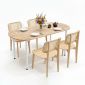 Combo bộ bàn ghế ăn cho 4 người BBA224