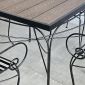 Combo bàn ngoài trời và 4 ghế sắt CBNT019