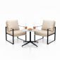 Combo bàn sofa tròn và 2 ghế sofa khung sắt CBSF68066 Combo bàn sofa tròn và 2 ghế sofa khung sắt CBSF68066