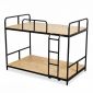 Giường tầng khung sắt lắp ráp mặt gỗ tự nhiên GT014