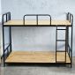 Giường tầng khung sắt lắp ráp mặt gỗ tự nhiên GT014