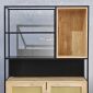 Kệ giày dép 120x37x200cm gỗ cao su KG68099