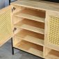 Kệ giày dép 120x37x200cm gỗ cao su KG68099