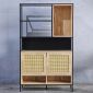 Kệ giày dép 120x37x200cm gỗ cao su KG68099