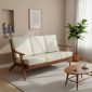 Ghế sofa Land tam 180x80x80cm bọc da Si gỗ Ash SFB68109